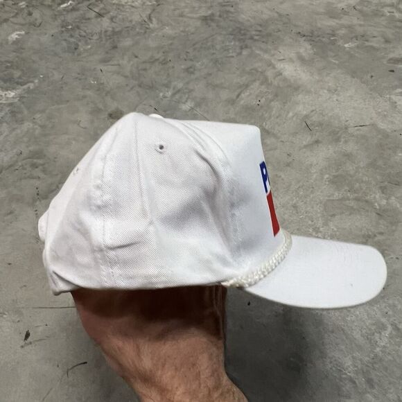 Vintage Pepsi White Cotton Roped Snapback Hat Cap - Picture 6 of 6